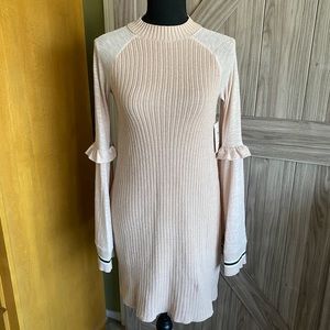 Free People Sweater long bell sleeves dress